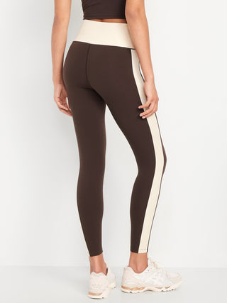 Legging Talle Alto con Detalle Raya Lateral