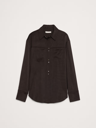 Camisa Manga Larga con Detalle Espalda