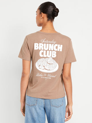 Camiseta Manga Corta con Gráfico