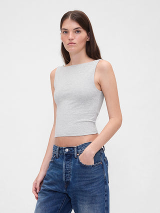 Camiseta sin Mangas de Algodón