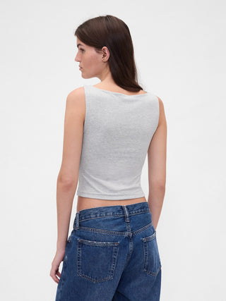 Camiseta sin Mangas de Algodón
