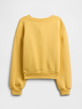 Sudadera Cuello Redondo con Gráfico Delantero, Niña