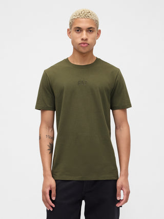 Camiseta Manga Corta con Logo Delantero