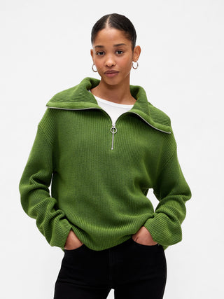 Sudadera de Canalé con Zipper