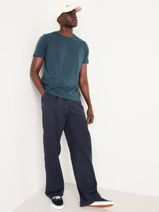 Camiseta Manga Corta Cuello Redondo de Algodón