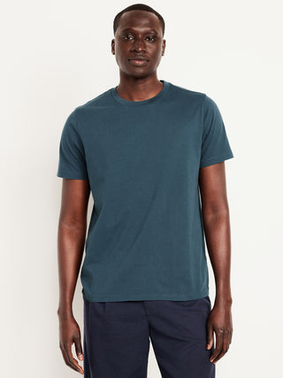 Camiseta Manga Corta Cuello Redondo de Algodón