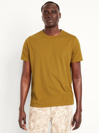 Camiseta Manga Corta Cuello Redondo de Algodón