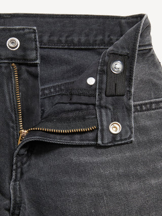 Jeans Barrel Talle Medio con Bolsillos, Niña