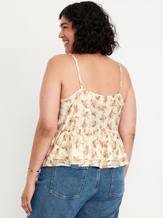 Blusa de Tirantes con Detalle Volantes