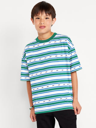 Camiseta Manga Corta con Estampado, Niño