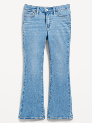 Wow High-Waisted Flare Jeans for Girls.