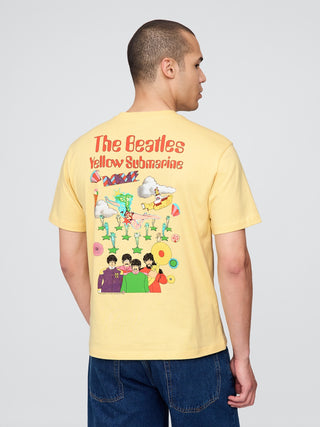 Camiseta Manga Corta con Gráfico Los Beatles
