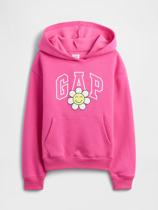 Sudadera con Bolsillos y Logo Delantero, Niña