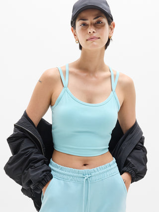 Camiseta Deportiva sin Mangas con Doble Tira