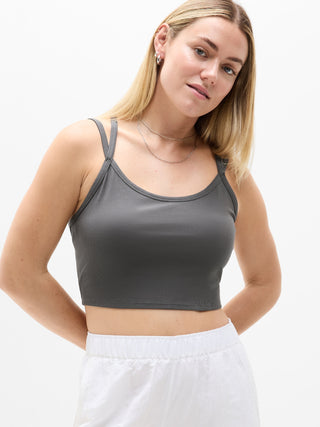 Camiseta Deportiva sin Mangas con Doble Tira