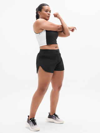 Short Deportivo Talle Alto con Cintura Elástica