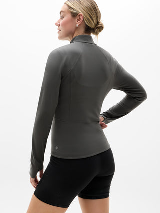 Salutation Chaqueta Deportiva con Zipper y Bolsillos