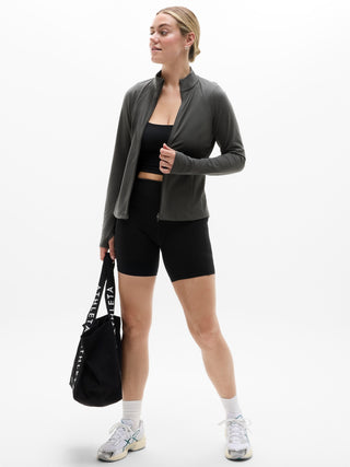 Salutation Chaqueta Deportiva con Zipper y Bolsillos