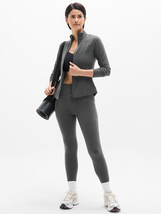 Salutation Chaqueta Deportiva con Zipper y Bolsillos