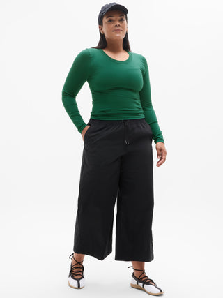 Camiseta sin Costuras con Cuello Redondo