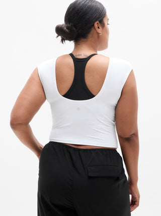 Camiseta Deportiva con Espalda Abierta