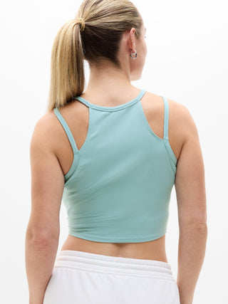 Camiseta Deportiva sin Mangas con Doble Tira