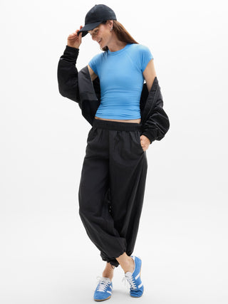 Camiseta Manga Corta de Canalé