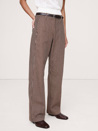 Jeans Recto Talle Medio con Bolsillos