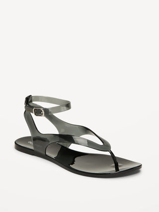 Sandalias Planas con Correa Tobillera