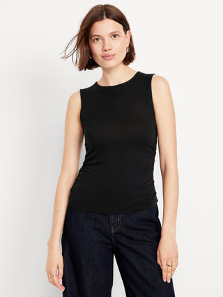 Camiseta sin Mangas Cuello Redondo
