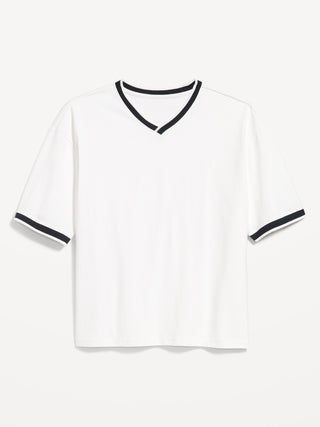 Camiseta Manga Corta con Cuello V