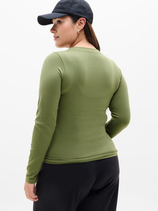 Camiseta sin Costuras con Cuello Redondo