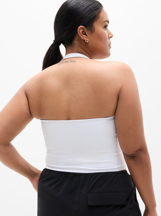 Camiseta Deportiva Cuello Halter Espalda Descubierta