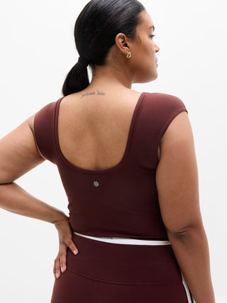 Camiseta Deportiva con Espalda Abierta