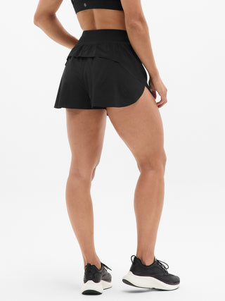 Short Deportivo Talle Alto con Cintura Elástica