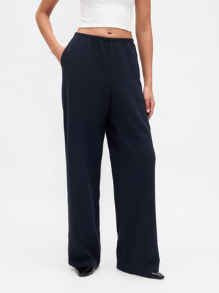 Easy Wide-Leg Pants.