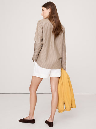 Camisa Manga Larga de Algodón