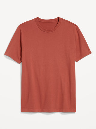 Camiseta Manga Corta Cuello Redondo de Algodón
