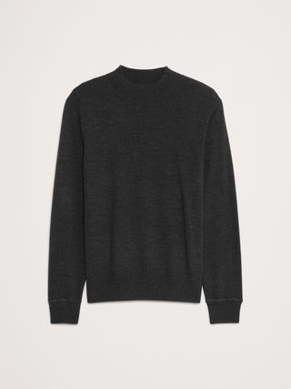 Sudadera Cuello Alto de Lana Merino