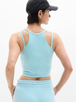 Camiseta Deportiva sin Mangas con Doble Tira