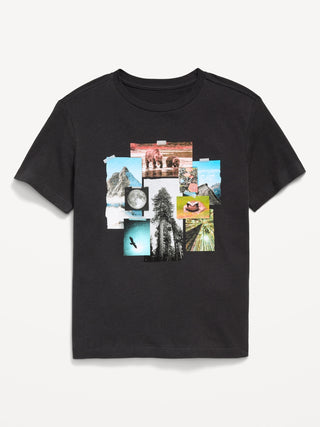 Camiseta Manga Corta con Gráfico, Niño