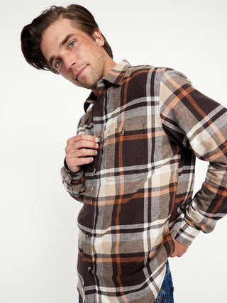 Camisa Manga Larga Estampado Cuadros