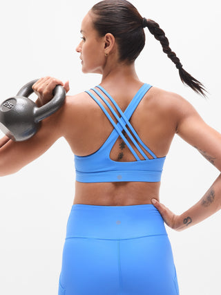 Sujetador Deportivo con Espalda Cruzada