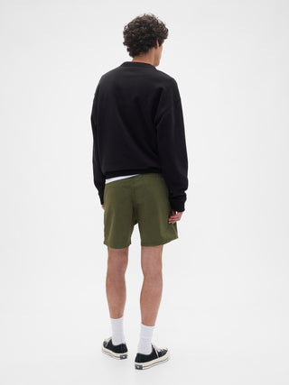 Short Talle Alto con Bolsillos de Algodón