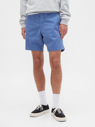 Short Talle Alto con Bolsillos de Algodón
