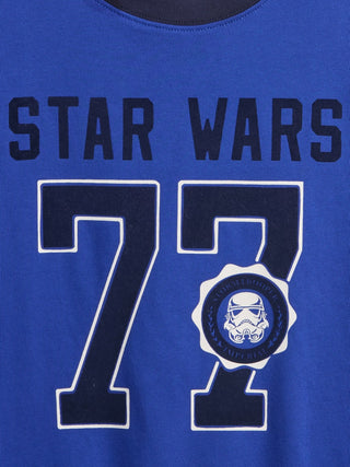 Camiseta Manga Corta con Gráfica Star Wars, Niño