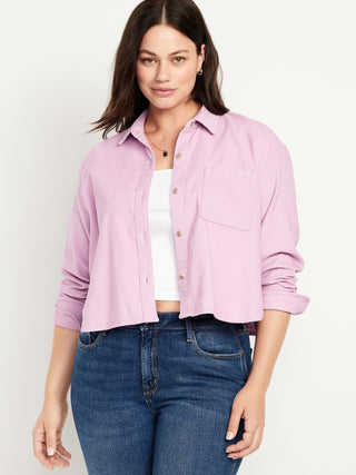Camisa Manga Larga de Pana