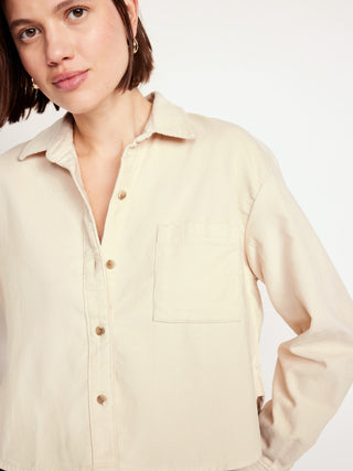 Camisa Manga Larga de Pana