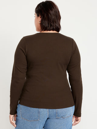 Blusa Cuello Cuadrado de Algodón