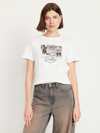 Camiseta Manga Corta con Gráfico